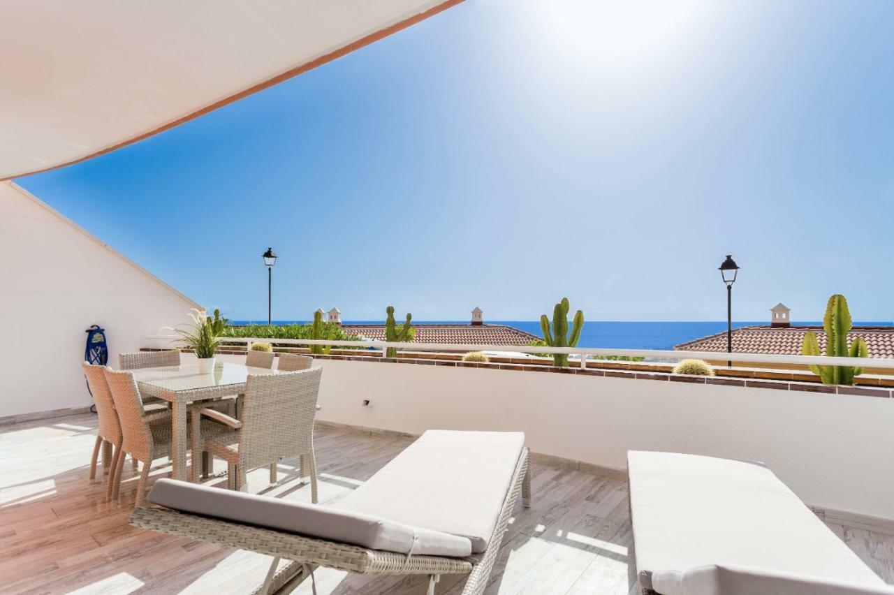 1713 Sunset Ocean View, Terrace,Heated Pool Apartment Costa Adeje  Luaran gambar